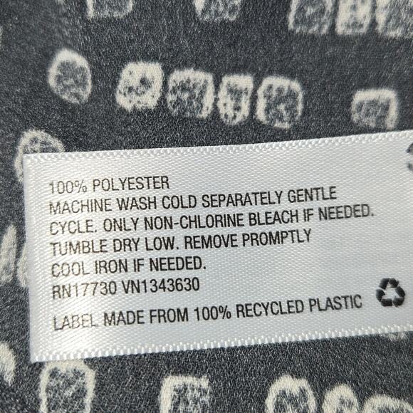 Prologue Womens XL Hi Low Shirt Dress Button Front Minimalist Casual Geometric - Picture 10 of 10